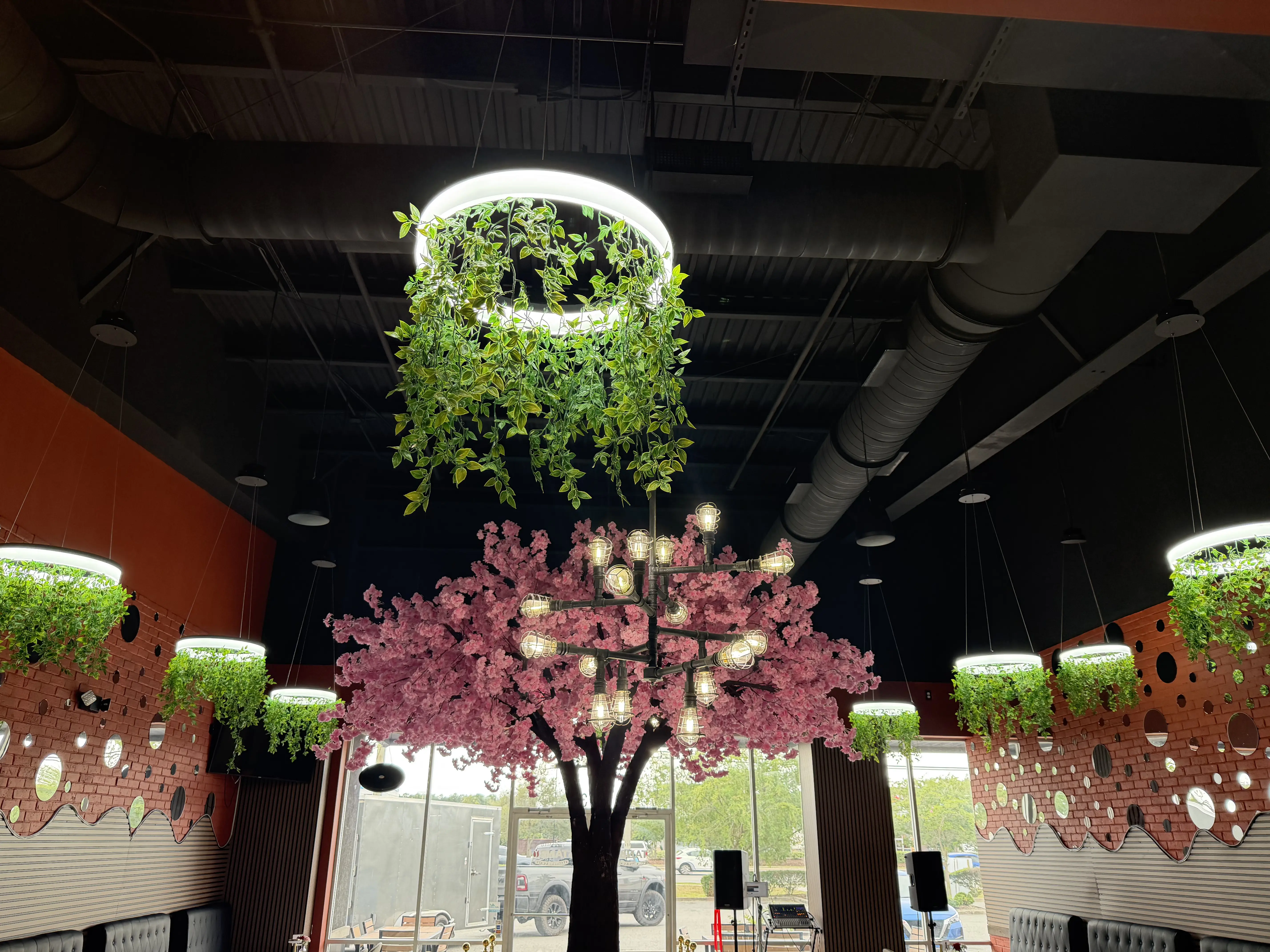 Dream of Istanbul Turkish restaurant and flower cafe interior in Jacksonville Florida